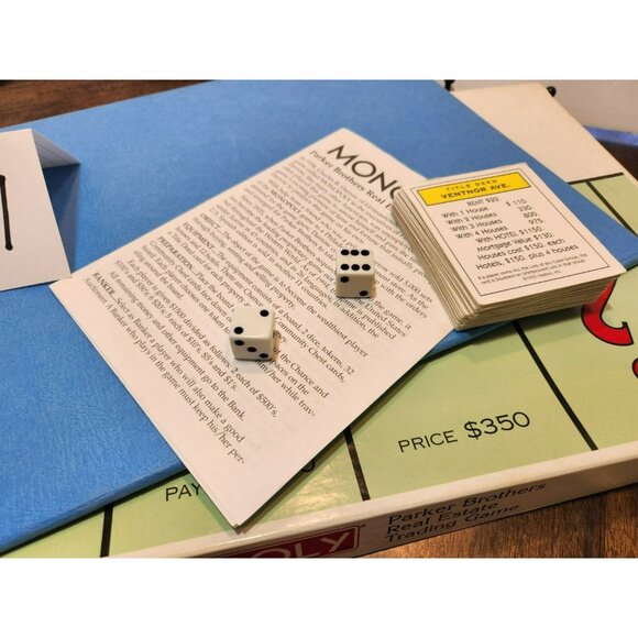 Vintage 1997 Monopoly Board Game Parker Brothers Complete Great Condition - Picture 3 of 12